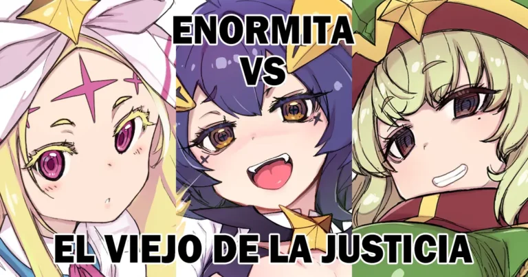 Enormeeta Vs Justice Oji-san | Enormita Vs el Viejo de la Justicia