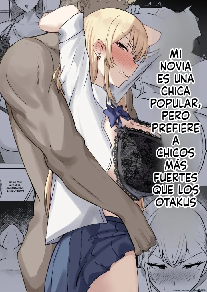 Es una chica y le gustan los hombres más fuertes que los otaku