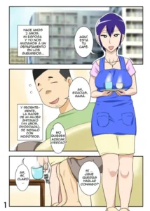 [Freehand Tamashii] Yome ga Hataraiteru Aida, Okaasan ga Suru Kubiwa. | While My Wife's Working, I'll Collar Her Mother [Spanish]