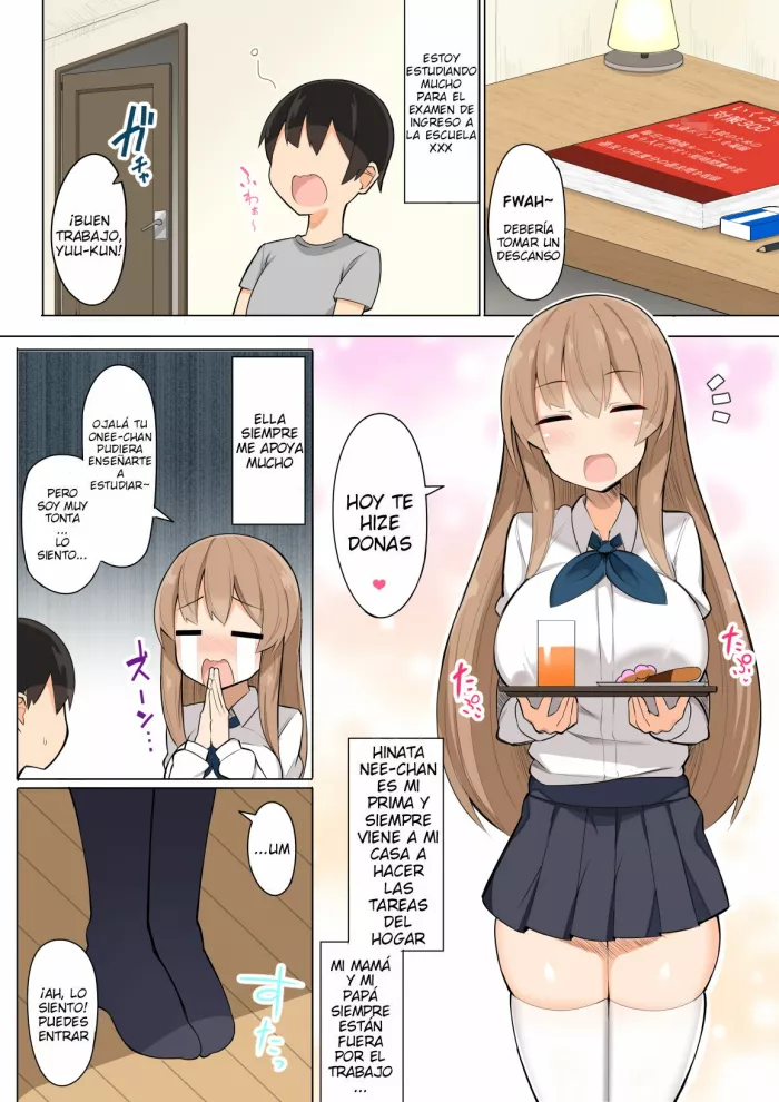 [Fry Dish (Jakko)] Onee-chan-tachi to Amaama Jukenbenkyou [Spanish] [Digital]