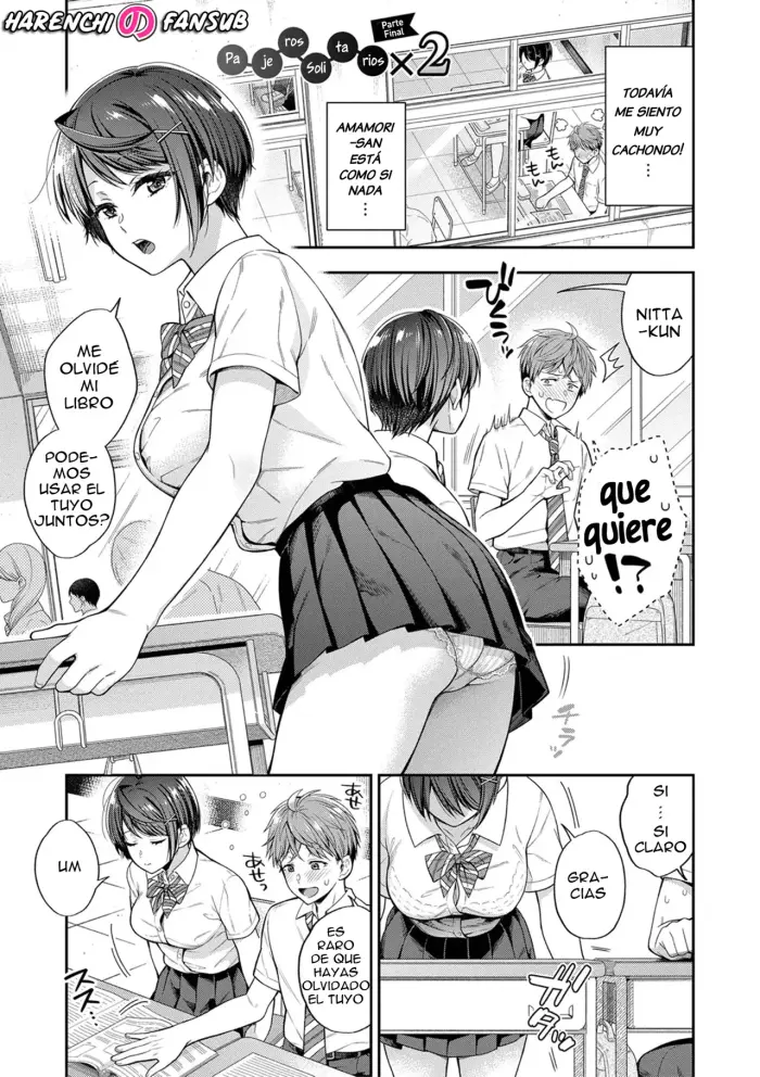 [Fujimura Q] Hitori Ecchi x2 (kouhen) | Pajeros Solitarios x2 (parte final) [Spanish] [Harenchi no Fansub] [Digital]