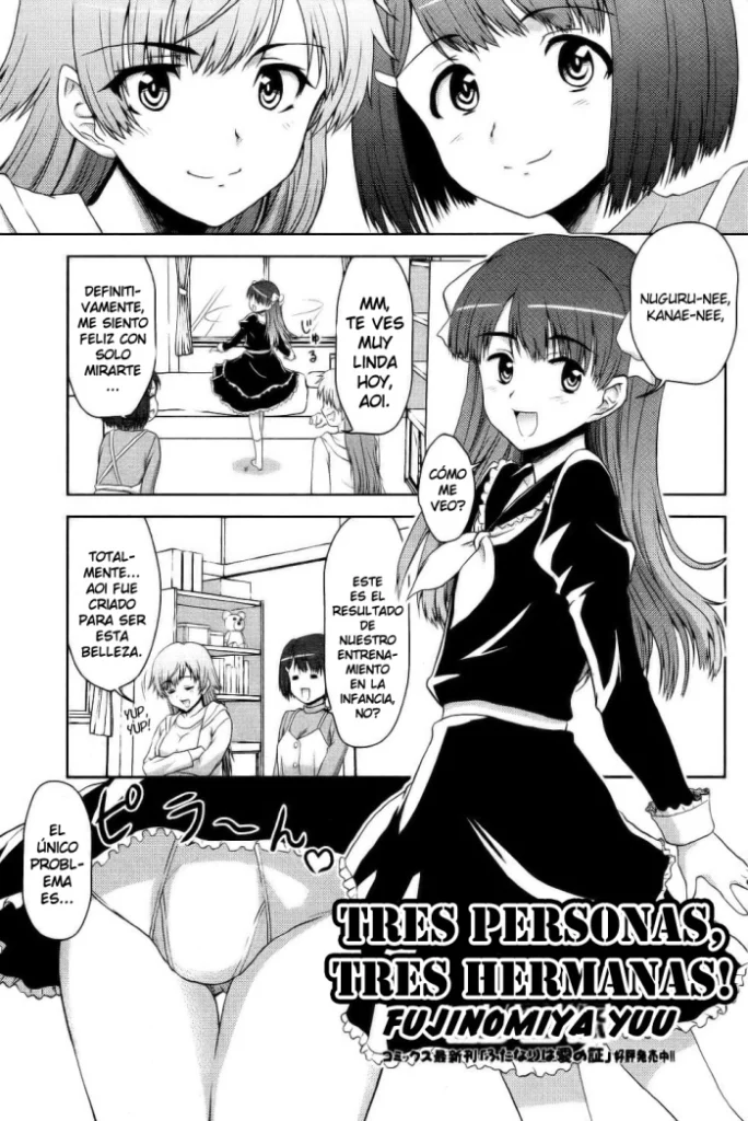[Fujinomiya Yuu] Sannin Sanshimai !!? | Three People, Three Sisters!!? [Spanish]
