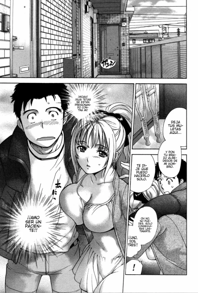 [Fujisaka Kuuki] Nurse o Kanojo ni Suru Houhou – How To Go Steady With A Nurse 3 Ch. 2 [Spanish] [Soulhunter no Fansub]
