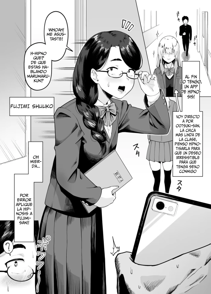 [Garagara Tarou] Machigaete Class de Ichiban Jimi na Joshi ni Ero Saimin Kakete Shimau Hanashi｜Por error apliqué hipnosis a la chica más sencilla de la clase [Spanish] [Me Banearon x P3NDEJ0]