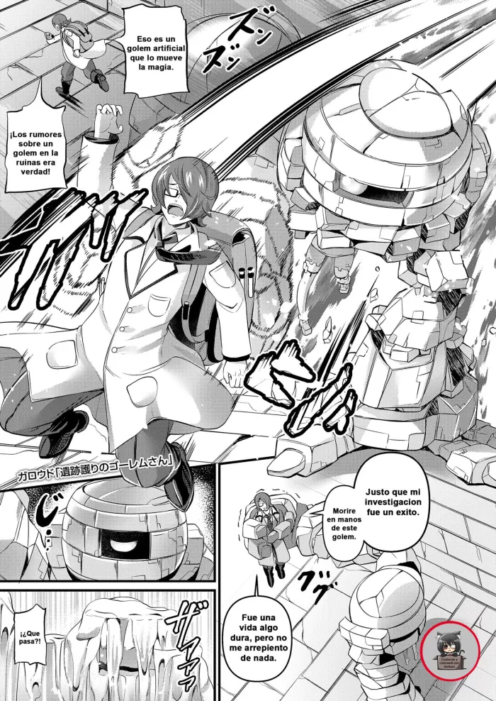 [Garoudo] Iseki Mamori no Golem-san | The Ruins’ Protector Golem (Towako 15) [Spanish] {Gato Oscuro} [Digital]