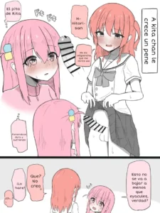 [GOKURIN] Kita-chan ni Haeta Manga (Bocchi The Rock!) [Spanish] [idiota_MX translation]