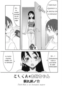 [Haganemaru Kennosuke] Toshi-kun to Onee-chan | La Pervertida de Mi Hermana (Hiyakeko VS Shimapanko) [Spanish]