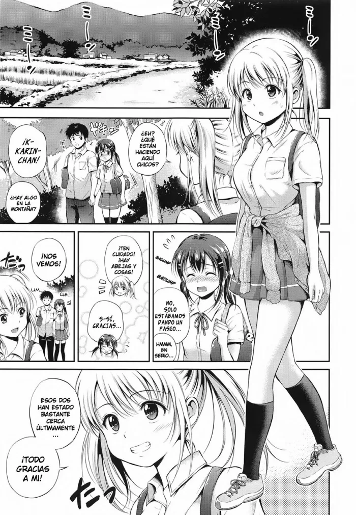 [Hanafuda Sakurano] House Sitting Alone? (Yui Koi) [Spanish] [Dark Dragon Scans]
