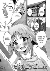 [Hanamaki Kaeru] Kazoku Gokko (Otokonoko HEAVEN Vol. 46) [Spanish] [TrapFansub] [Digital]