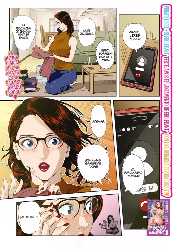 [Hara Shigeyuki] Moteki na Oku-sama｜Una Esposa♥︎Motivada (Web Comic Toutetsu Vol. 94) [Spanish] [BigDaddy Scan] [Colorized]
