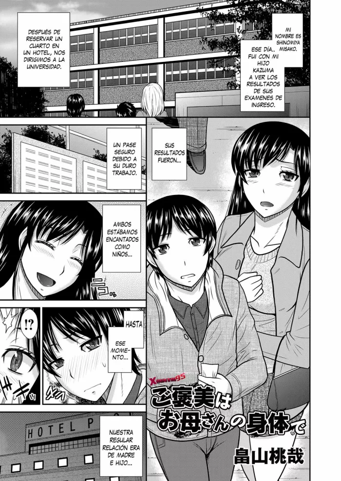 [Hatakeyama Tohya] Gohoubi wa Okaasan no Karada de | Tu Recompensa Será el Cuerpo de tu Madre (COMIC Magnum Vol. 61) [Spanish] [XHentai95] [Decensored]