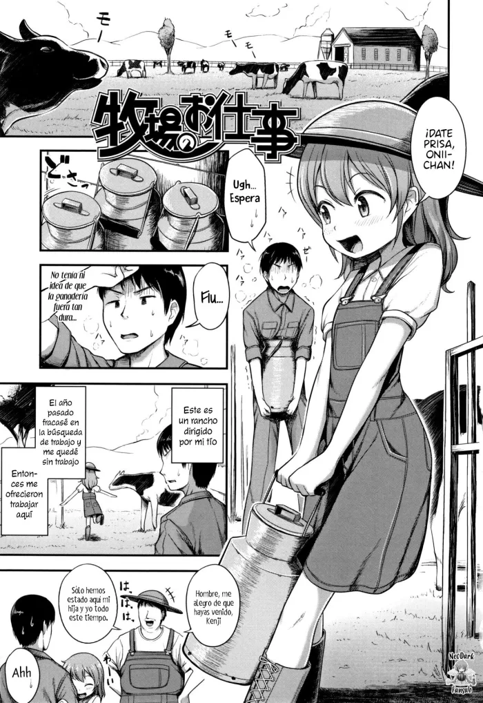 [Hayake] Bokujou no Oshigoto (Nani Suru no!? Onii-chan!!) [Spanish] [NeoDark Fansub]
