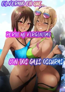 [HELLTER SKELTER (kaiga)] Umi no Ie de Baito shitetara Kuro Gyaru Doukyuusei ni Gyaku Nan sarete Asedaku Doutei Sotsugyou shita Natsu no Hi | El verano en que perdí mi virginidad con dos gals oscuras [Spanish] [Lovely Diablesse Scan]