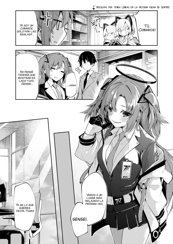 [Hetaren] Yuuka-chan Mini Manga (Blue Archive) [Spanish] [Kitamura北村]