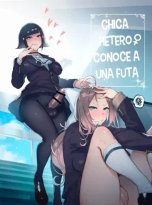[Hibon (Itami)] Futanari-san to Nonke-san | Straight Girl Meets Futa [Spanish]
