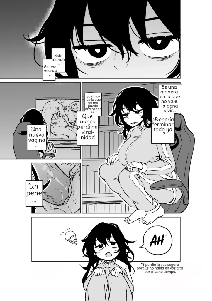 Hikikomori and Her Futanari Sister Spanish