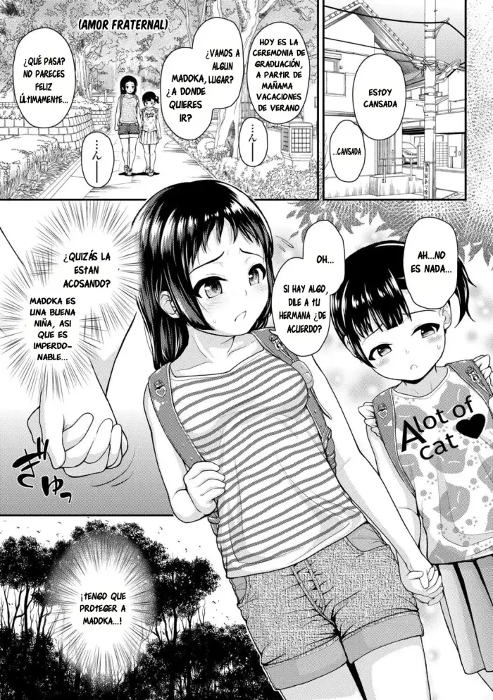 [Hikoma Hiroyuki] Shimai Ai｜Amor Fraternal (Gouin ni Kusogaki Mesuana Dochutte Mita (Wara)) [Spanish] [Ice Cream] [Digital]