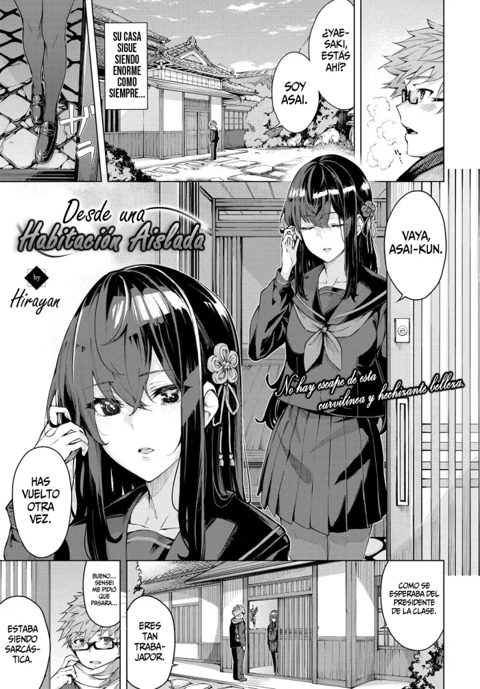 [Hirayan] Shinsou Kara no || Desde una Habitación Aislada (COMIC Kairakuten BEAST 2022-08) [Spanish] [SSR Translations] [Digital]