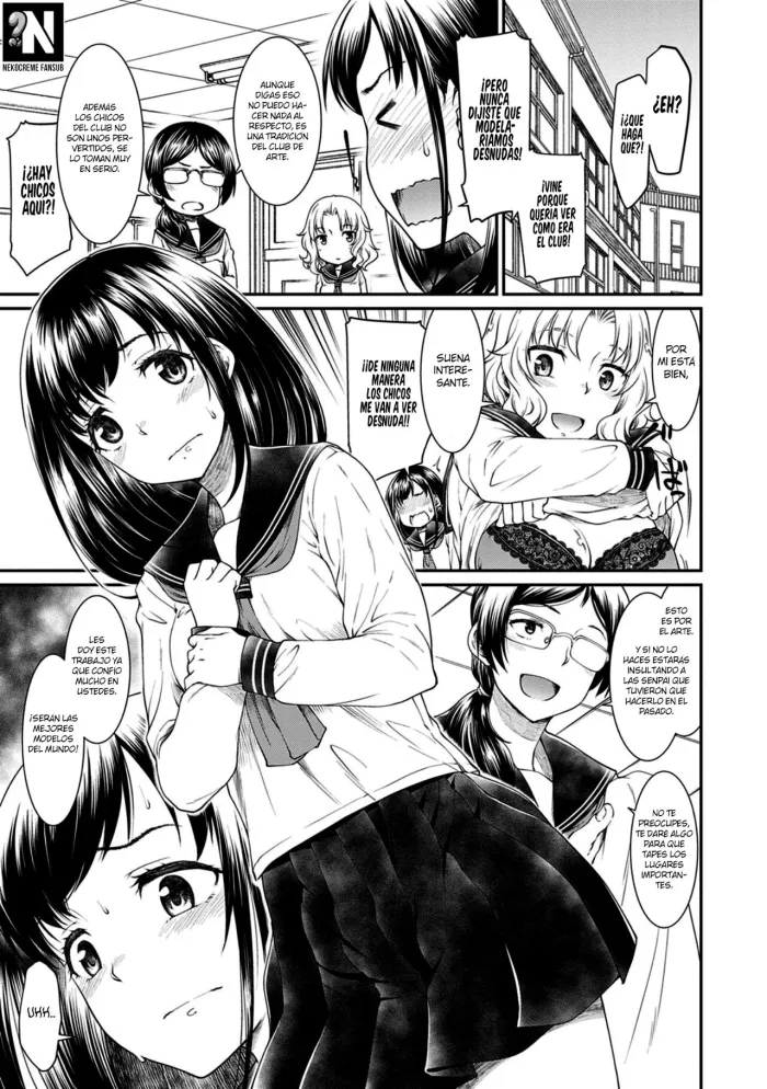 [Hisakawa Tinn] Kono Bijutsubu ni wa Mondai ga Aru Rashii | El Club de Arte tiene un Problema (COMIC ExE 20) [Spanish] [NekoCreme] [Digital]