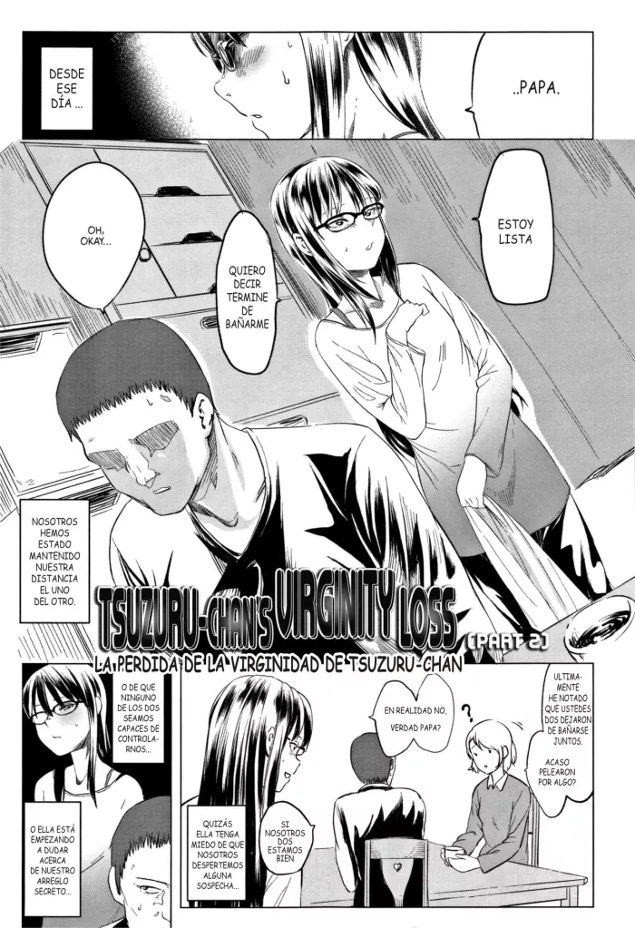 [Holiday Yasumi] Tsuzuru-chan no Shojo Soushitsu Kouhen | LA PERDIDA DE LA VIRGINIDAD DE TSUZURU-CHAN PARTE 2 (Watashi-tachi no Seiai Hakusho) [Spanish] [death mask]