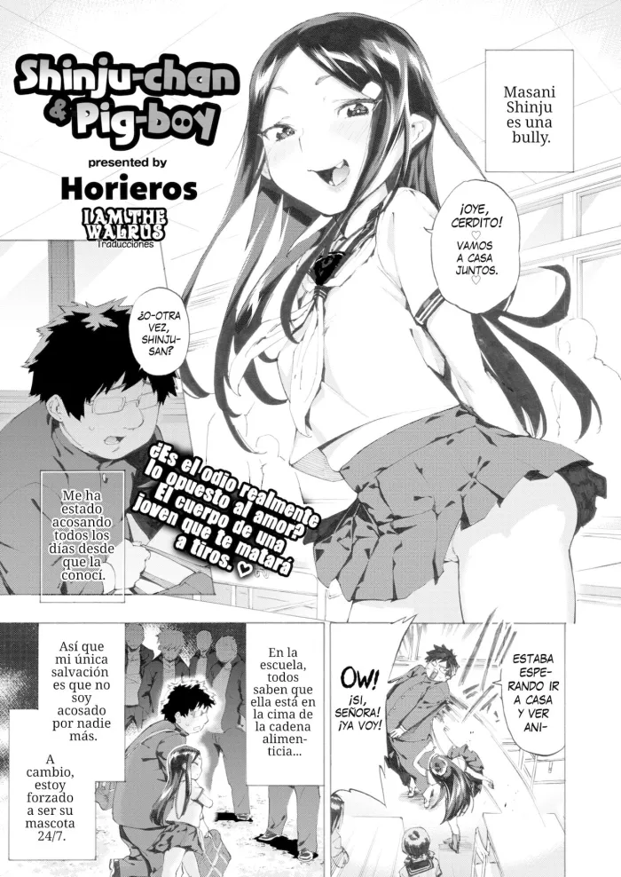 [Horieros] Buta-kun ni Shinju-chan | Shinju-San y El Cerdito (COMIC X-EROS #65) [Spanish] [I Am the Walrus] [Digital]