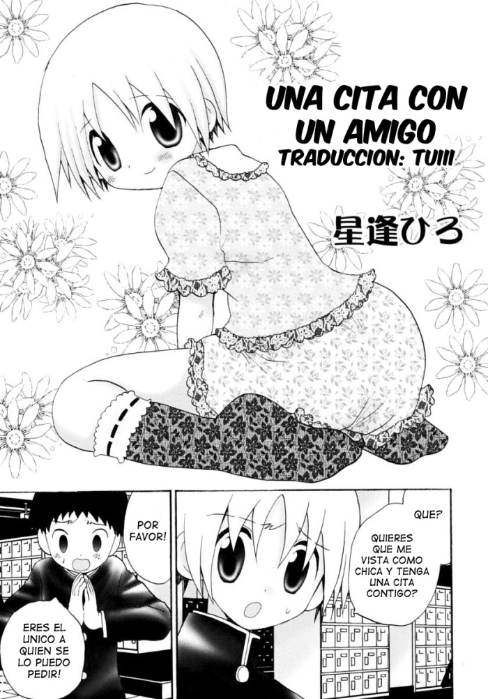 [Hoshiai Hilo] Tomodachi to Date | Una Cita Con Un Amigo (Shounen Shikou 14 – Josou Special) [Spanish] [Tuiii]