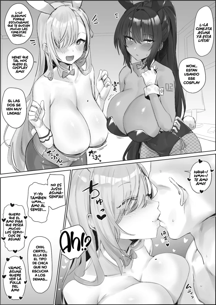 [Hotate-chan] Asuna to Karin ni Shiboritoraretai… (Blue Archive) [Spanish]