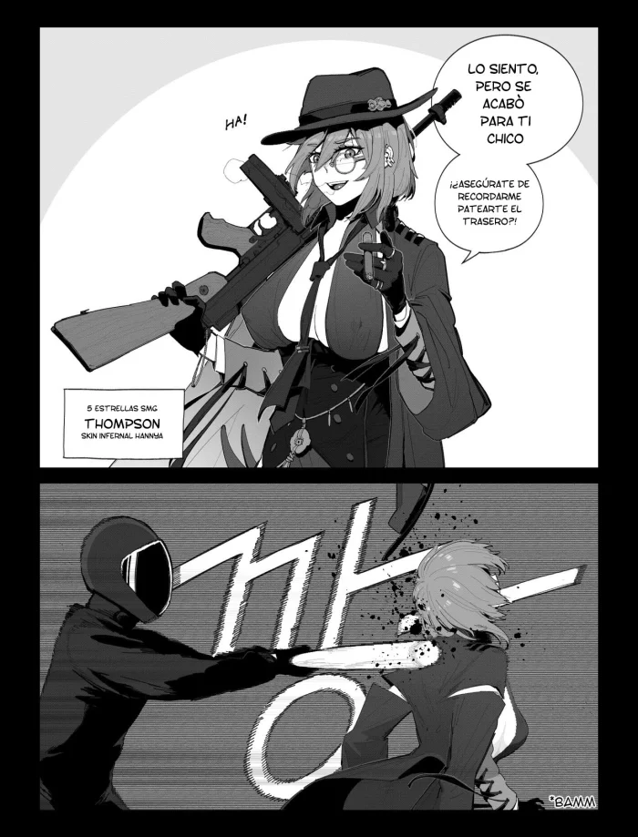 [HUQU] Thompson (Girls’ Frontline) [Spanish] [jajajajasxd] [Decensored]