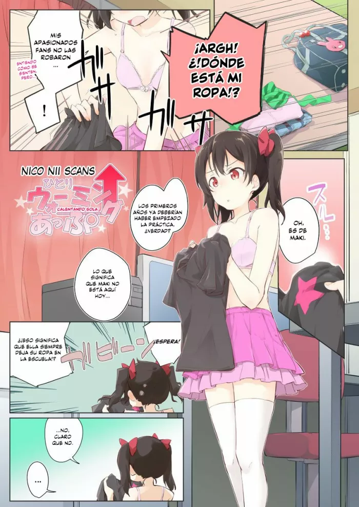 [Inbou no Teikoku (Araco)] Hitori Warming UP | Calentando sola (Solo Live!) (Love Live!) [Spanish] [Nico Nii Scan] [Digital]