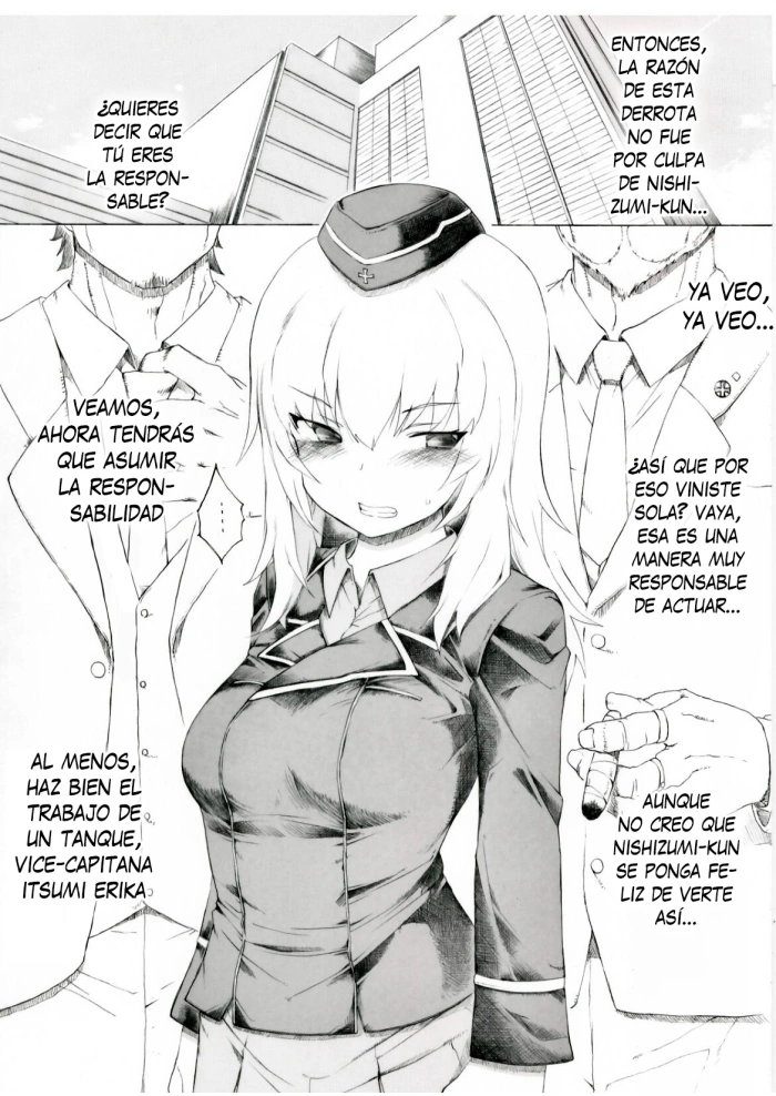 [Itano Chiharu] Erika-sama no Shinpaigoto – Las preocupaciones de Erika-sama (Girls und Panzer) [Español] [Traducciones necesarias]
