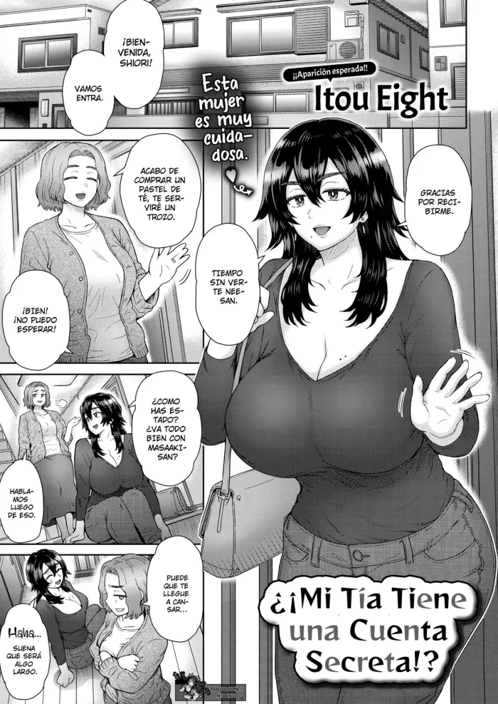 [Itou Eight] Oba-san wa Uraaka Joshi!? | ¿¡Mi Tía Tiene una Cuenta Secreta!? (COMIC Shitsurakuten 2023-04) [Spanish] [Nyochiyo] [Digital]