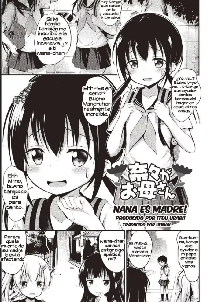 [Itou Usagi] Nana ga Okaa-san! | ¡Nana es Madre! (COMIC Masyo 2020-08) [Spanish] [HENVAL]