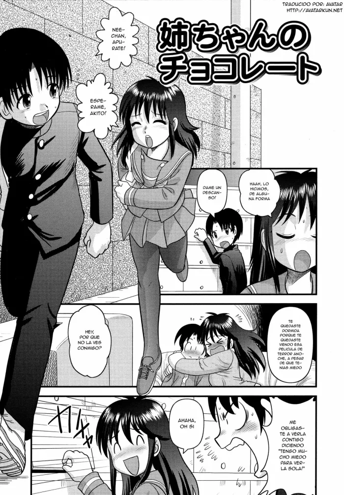[Juan Gotoh] Nee-chan no Chocolate | Nee-chan’ s Chocolate (Doutei Junkie) [Spanish] {Avatar-kun]
