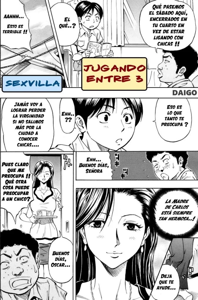 JUGANDO ENTRE TRES