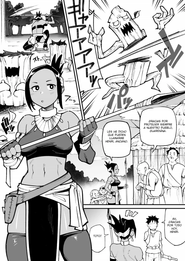Juujin x Onna Senshi NTR | Hombre lobo x Guardiana NTR