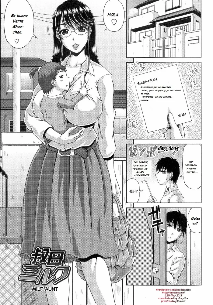 [Kai Hiroyuki] Oba Milk | Mi Tia Milf (Ane Haha Kankei) [Spanish]