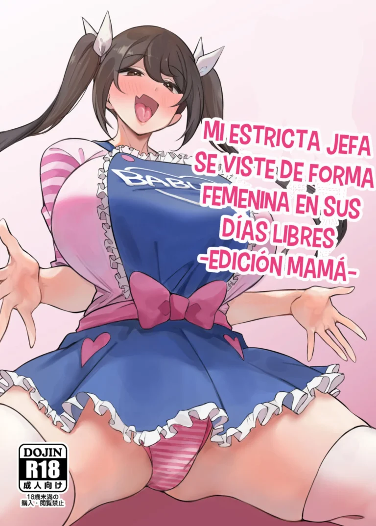 Kaisha no Kibishii jo Joushi ga Kyuujitsu Joji-fuku o Kite Kodomo-tachi to Asondeta Ken ni Tsuite ~Mesugaki Mama Hen~ | Mi Estricta Jefa Se Viste De Forma Femenina En Sus Días Libres ~Edición Mamá~
