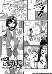 [Kaitou Yuuhi] 24H Kyouiku Shidou (Otokonoko Heaven's Door 4) [Spanish] [Delnero] [Digital]