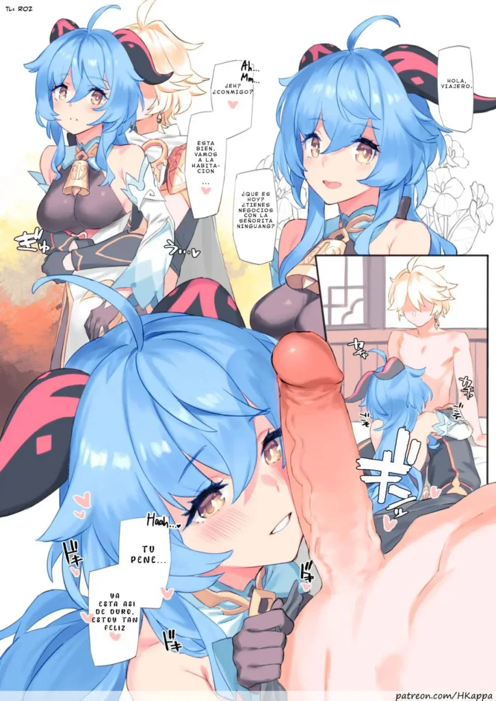 Kanu-chan ni Amaeru o Manga | Fawning on Ganyu (uncensored)