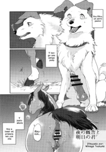 (Kemoket 6) [Mayoineko (Diga Tsukune)] Los establos por la noche y tú del mañana (MARE HOLIC 5) [Spanish]