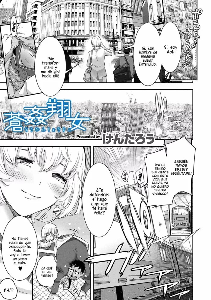 [Kentarou] Soukan Shoujo (WEB Ban Mesuiki!! Nyotaika Yuugi Vol. 04) [Digital] [Spanish] [Mely Scans]