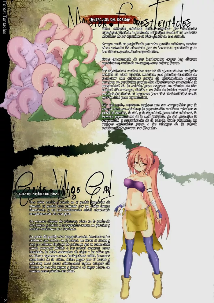 [KnF](C80) [Maboku] Bestiary – Forest Tentacle [Español]