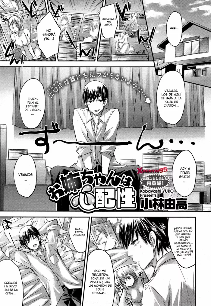 [Kobayashi Youkoh] Oneechan wa Shinpaishou (COMIC Megastore Alpha 2014-11) [Spanish] [XHentai95]