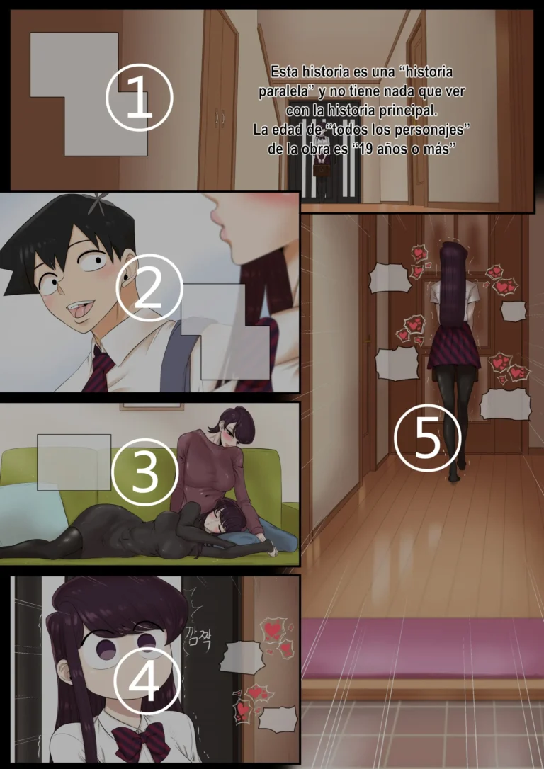 Komi-san quiere estar con su madre