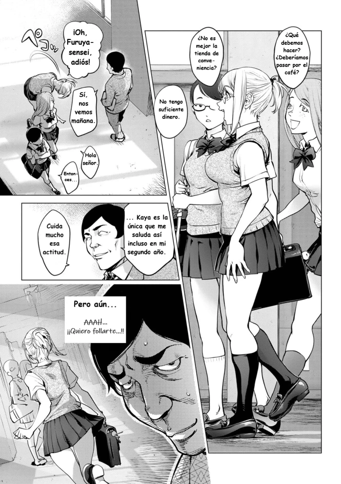[Kon-Kit] Kaya-nee to Homeless Sensei Kouhen (COMIC Shigekiteki SQUIRT!! Vol. 40) [Spanish] [Digital]