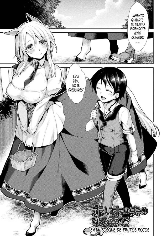 [Konshin] Akai Ki no Jitsu no Naru Mori de | En Un Bosque De Frutos Rojos (Mon Musu HONEY) [Spanish] [Zinfierno Scan] [Digital]