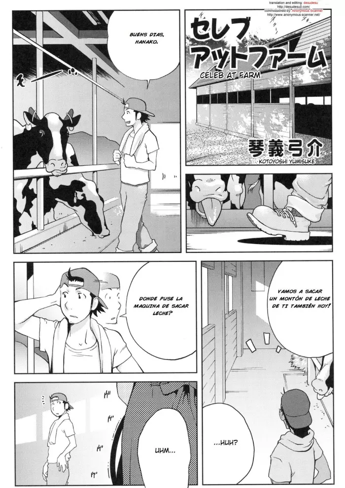 [Kotoyoshi Yumisuke] Celeb at Farm [Spanish] [Brad33Translations]