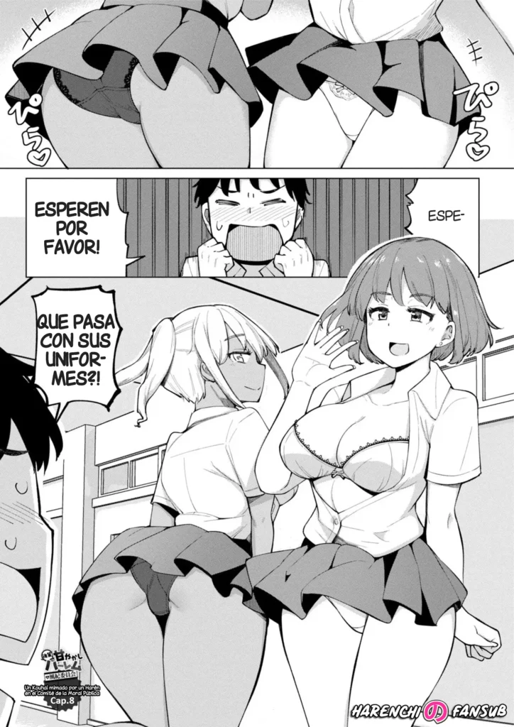 Kouhai Amayakashi Harem in Fuuki Iinkai (Chap.8) | Un Kouhai mimado por un Haren en el Comite de la Moral Publica
