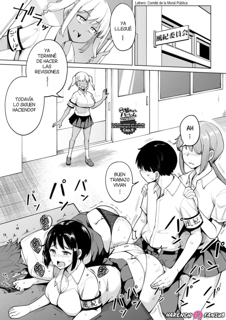 Kouhai Amayakashi Harem in Fuuki Iinkai (Chap.9) | Un Kouhai mimado por un Haren en el Comite de la Moral Publica