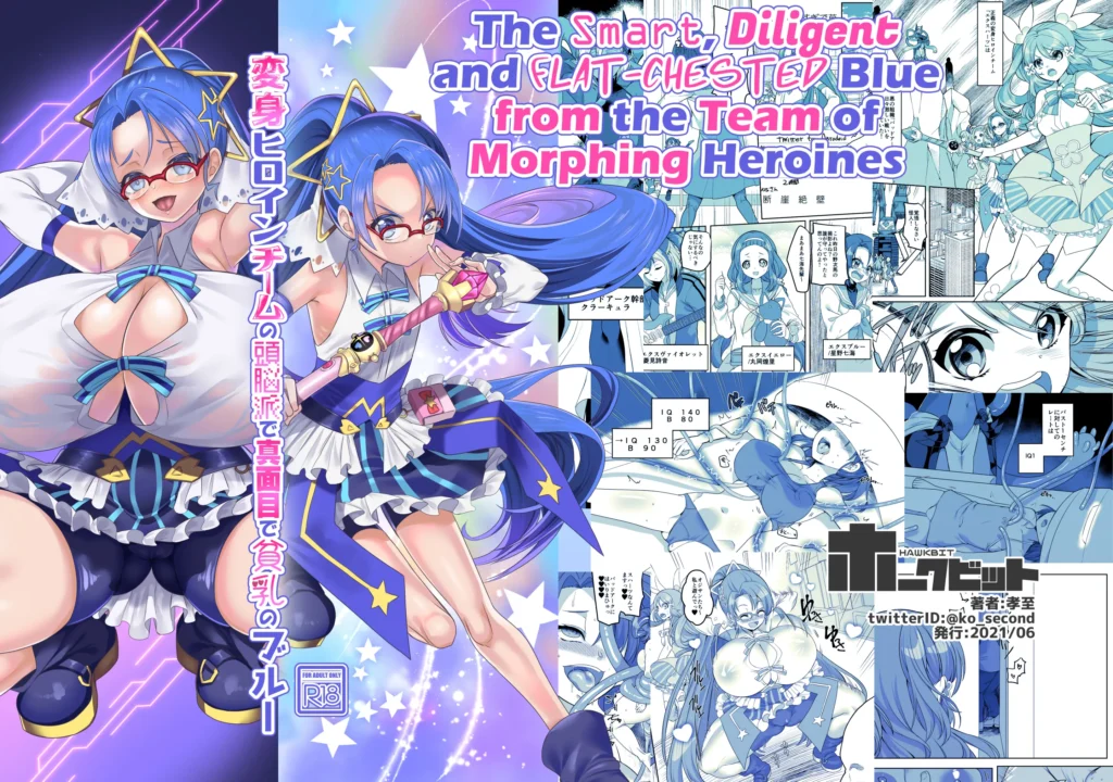 Kouji – The Smart, Diligent and Flat-Chested Blue from the Team of Morphing Heroines